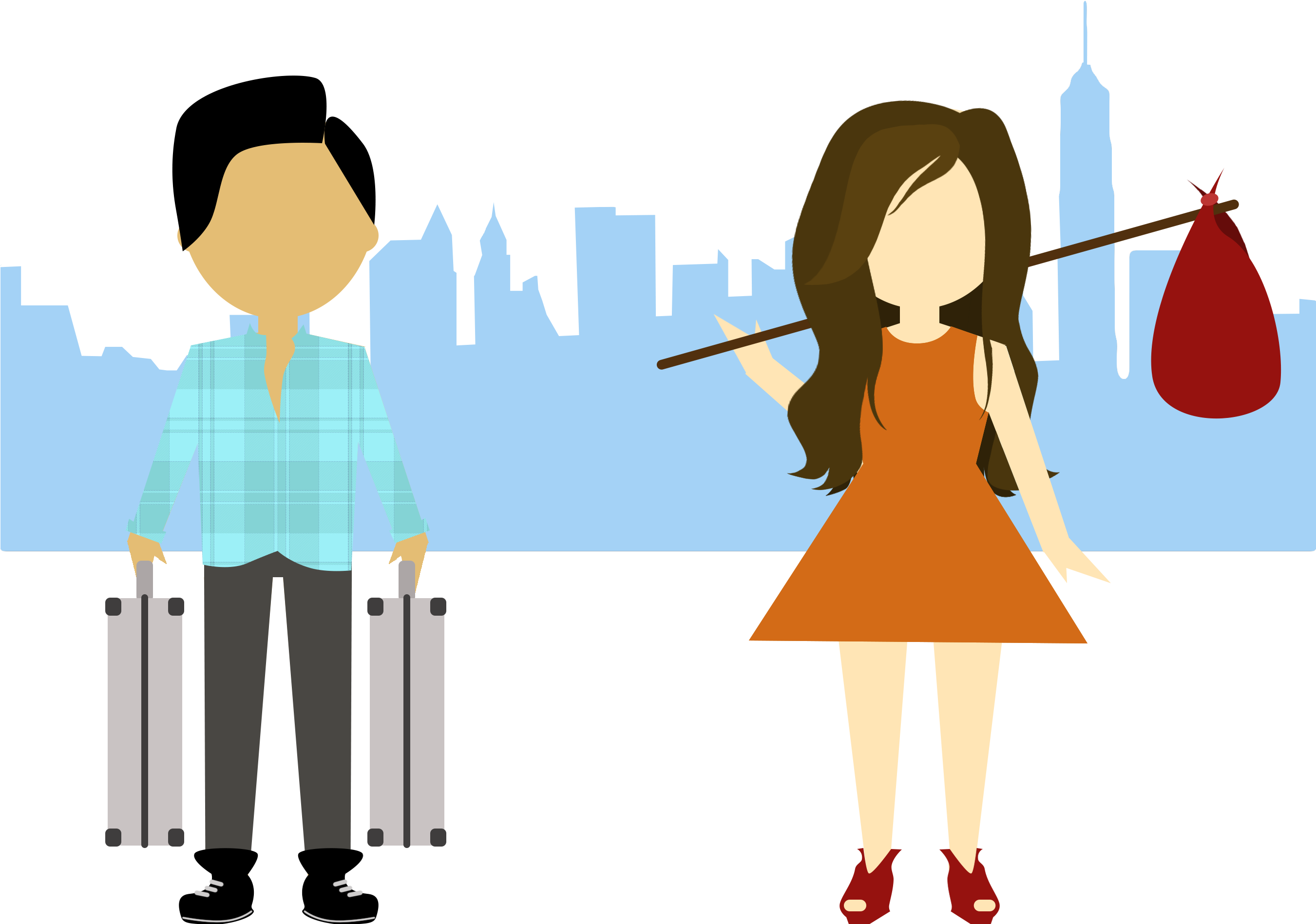 Separately, The Minnesota Koala And The California - Cartoon Clipart (2700x2100), Png Download