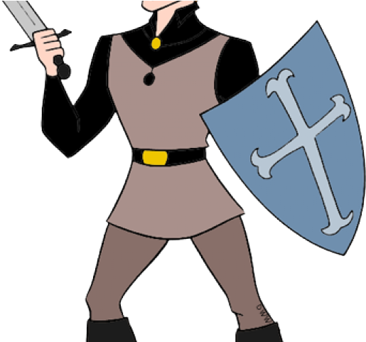 Sleeping Beauty Clipart Prince Philip - Prince With Sword Cartoon - Png Download (640x480), Png Download