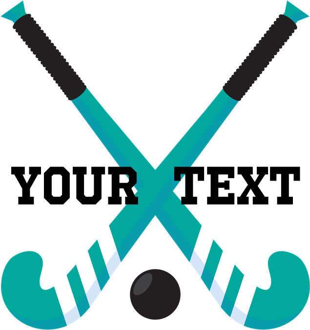 Field Hockey Personalized Cute Water Bottle Clipart (700x700), Png Download