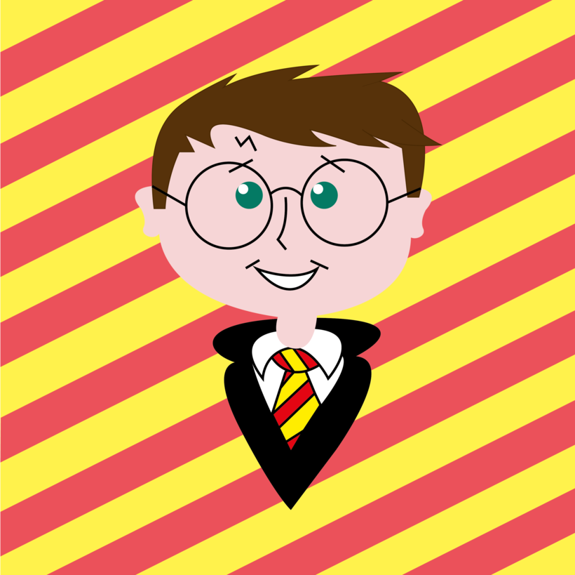 Personajes Harry Potter -1 - Cartoon Clipart (820x819), Png Download