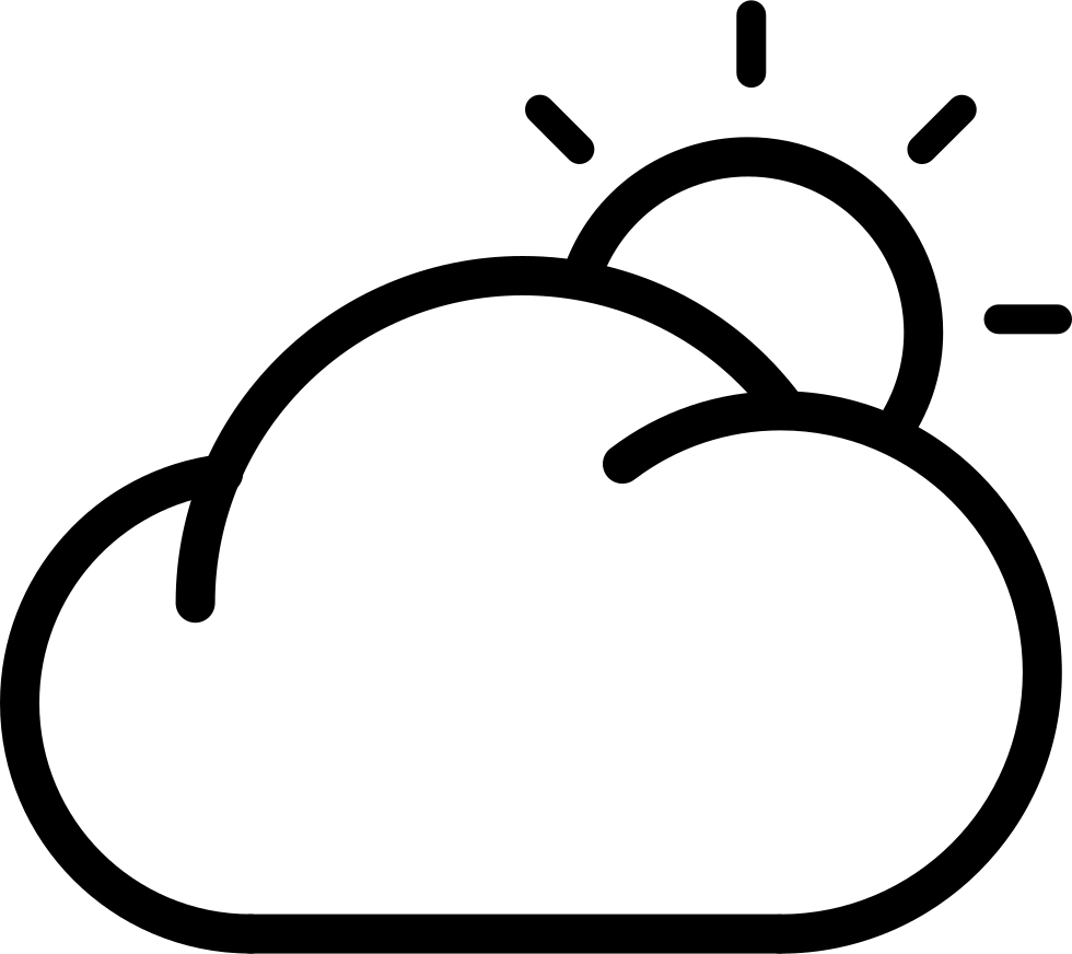 Cloudy Day Comments Clipart (980x872), Png Download