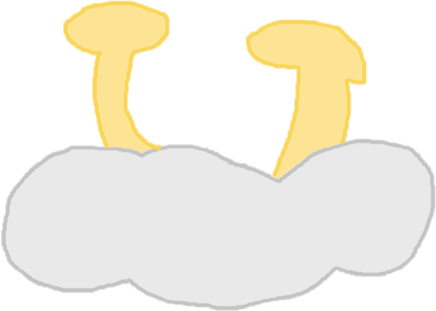 Cloudy Day Cutie Mark - Cartoon Clipart (975x643), Png Download