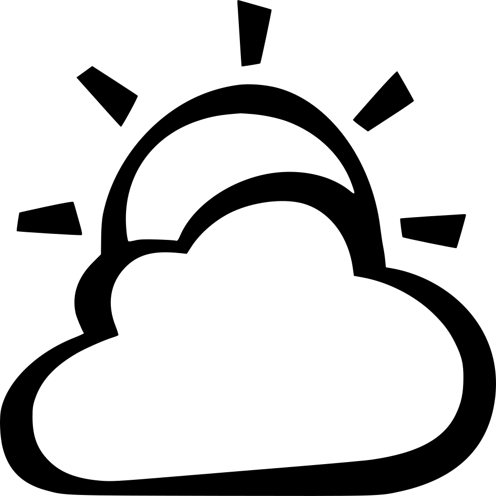 Cloudy Day Comments Clipart (980x980), Png Download