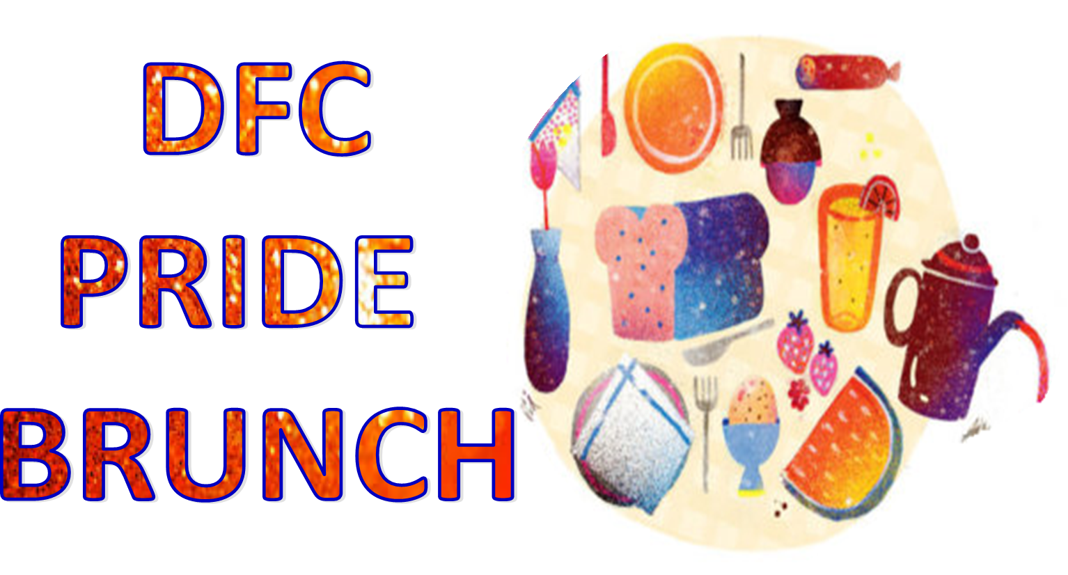 Dfcpride-brunch - Breech Birth Clipart (1534x826), Png Download