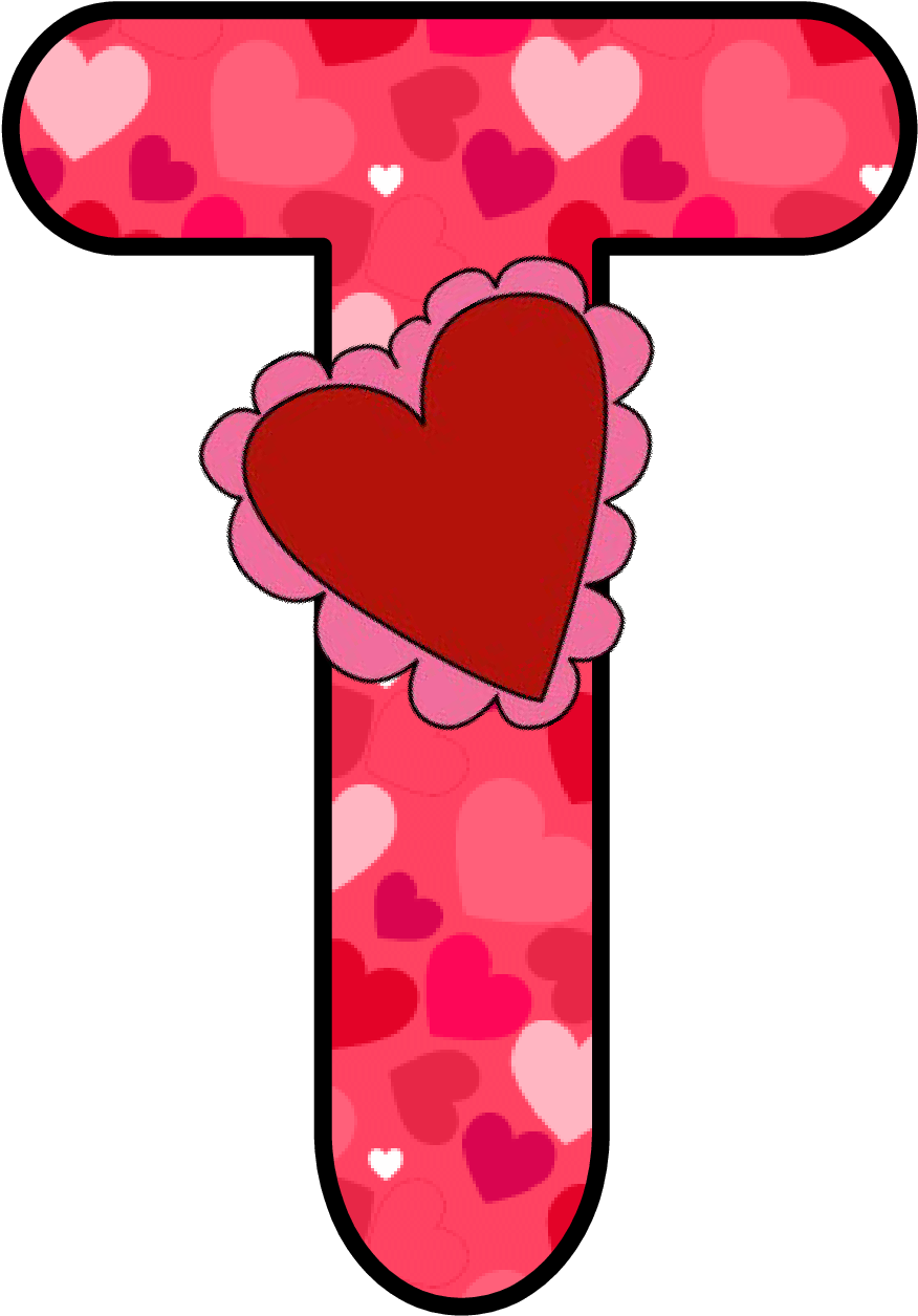 Ch B *✿* Alfabeto Corazon De Kid Sparkz - Letras Mes Del Corazon Clipart (945x1340), Png Download