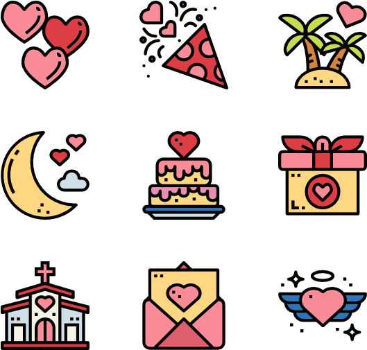 Honeymoon - Study Icons Png Clipart (600x564), Png Download