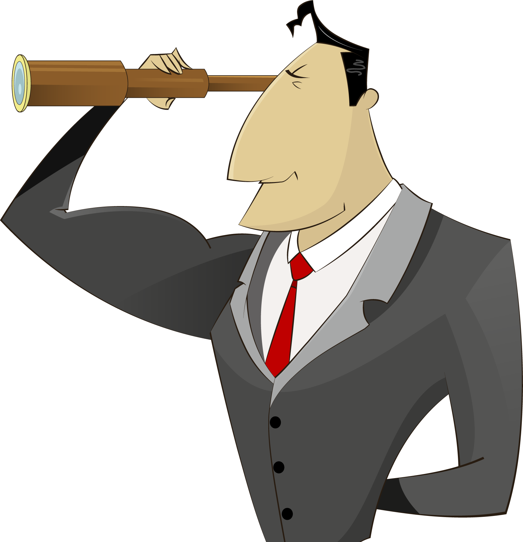 A Futurist Examines The Future Of Robots - Businessperson Clipart (1743x1807), Png Download