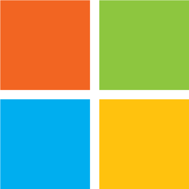 Microsoft Logo Png Free Download - Microsoft Logo Transparent Background Clipart (1000x1000), Png Download