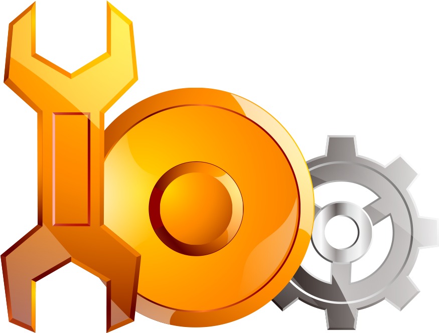 Clip Art Golden Transprent Png Free - Wrench Transparent Png (1181x1181), Png Download