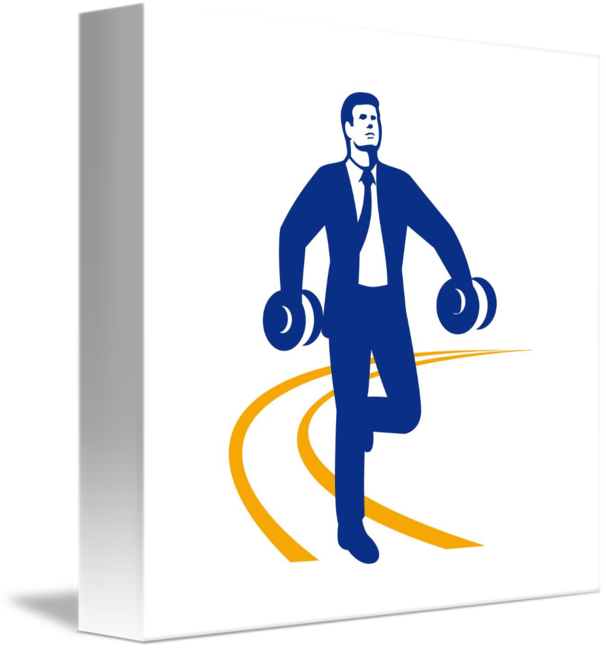 Dumbbells Clipart Power - Illustration - Png Download (606x650), Png Download