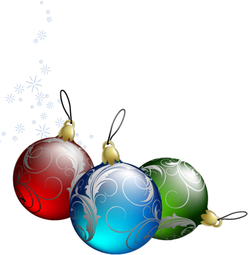 Christmas Theme Christmas Lights Clipart, Christmas - Clip Art Christmas Baubles Transparent - Png Download (800x843), Png Download