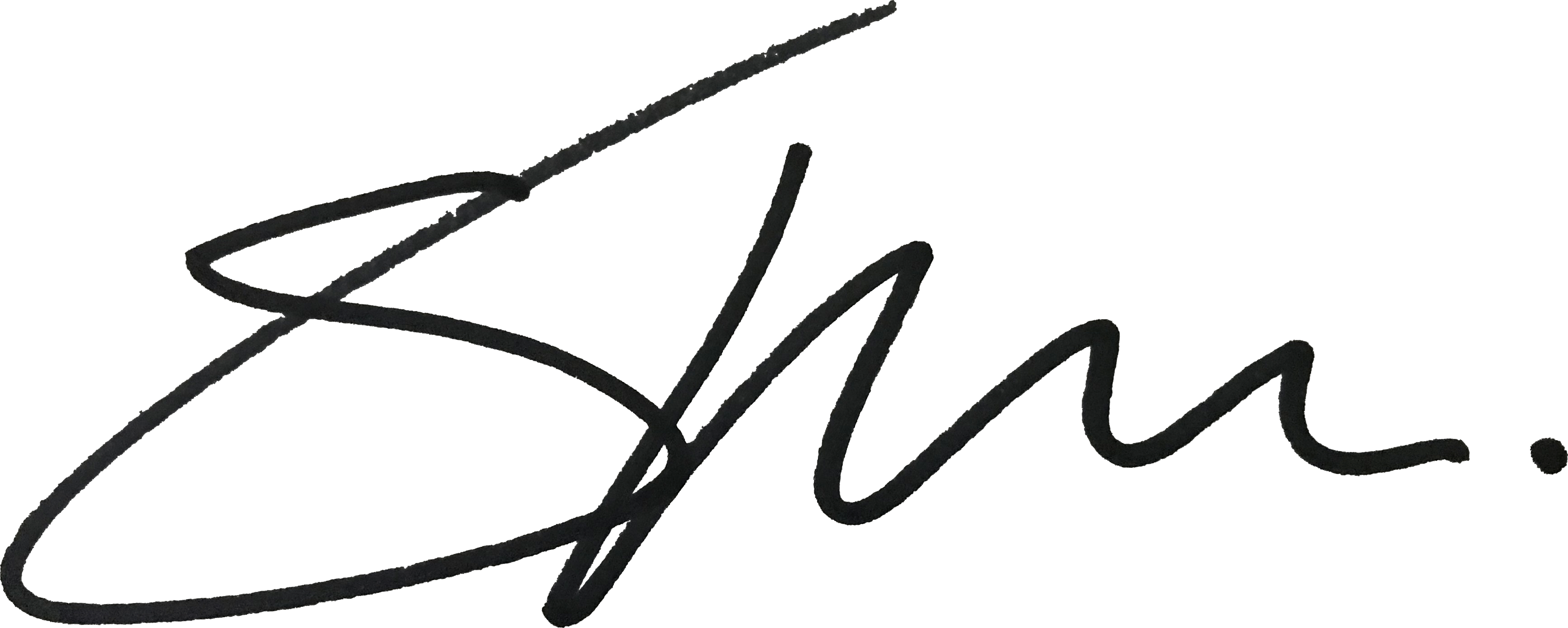 Sam Irvine, The Older One - Calligraphy Clipart (3466x1391), Png Download