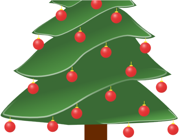 Peace Symbol Clipart Christmas - Pine Tree Christmas Clipart - Png Download (640x480), Png Download