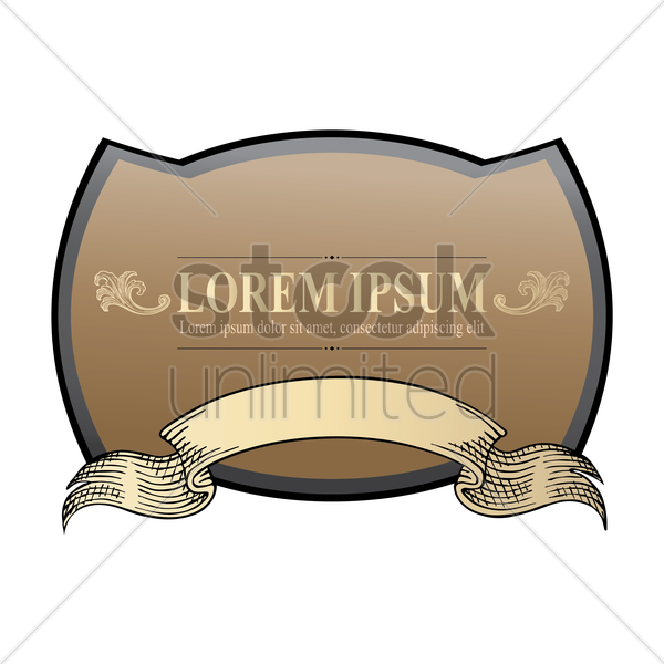 Vintage Banner Png Clipart (600x600), Png Download