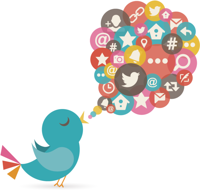 Information Media Twitter Creative Euclidean Vector Clipart (800x800), Png Download