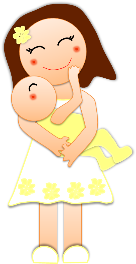 **✿*yo Y Mi Mama*✿** Mothers, Clip Art - Cartoon - Png Download (459x886), Png Download