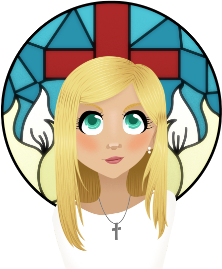 Girl Face Clipart Png - Cartoon Transparent Png (500x625), Png Download