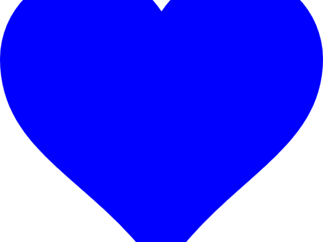 Light Blue Clipart Blue Baby Foot - Heart - Png Download (640x480), Png Download