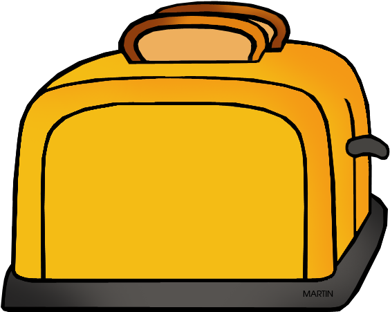 Yellow Toaster - Clip Art - Png Download (648x532), Png Download