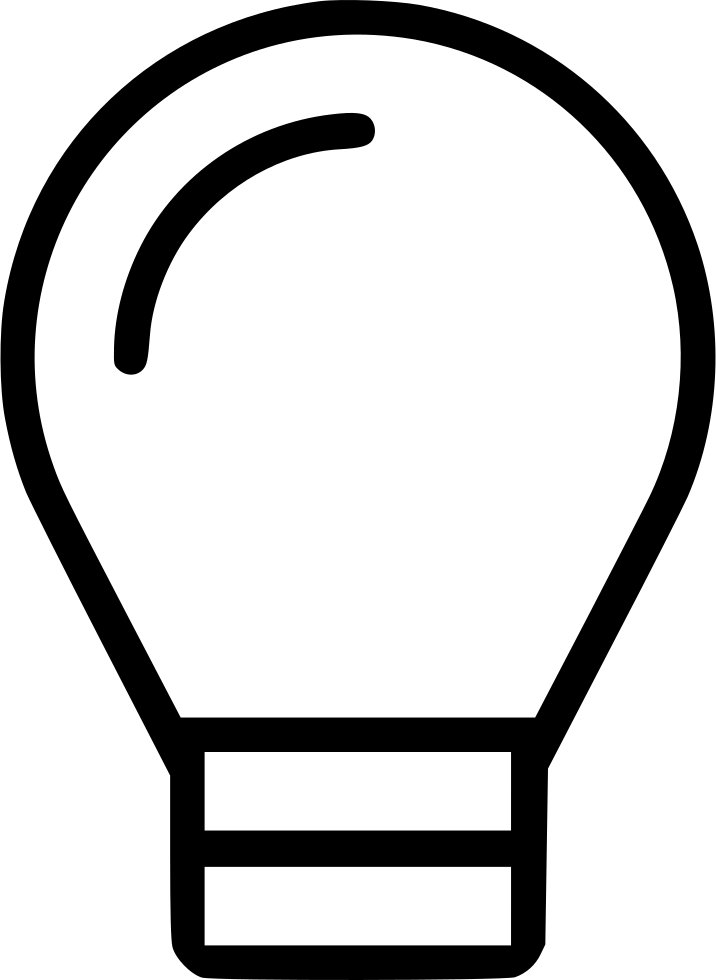 Light Bulb Comments Clipart (716x980), Png Download