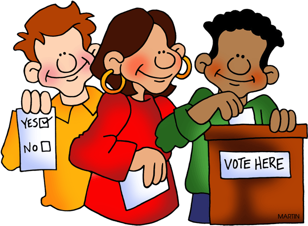 Free Black History Month Clip Art By Phillip Martin, - Election Clipart - Png Download (648x479), Png Download