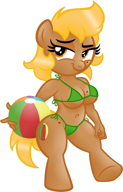 Beach Ball Art - Cartoon Clipart (500x667), Png Download