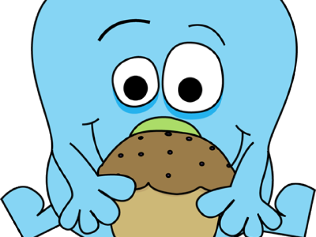 Blueberry Muffin Clipart Muffin Tray - Muffin Monster Transparent - Png Download (640x480), Png Download