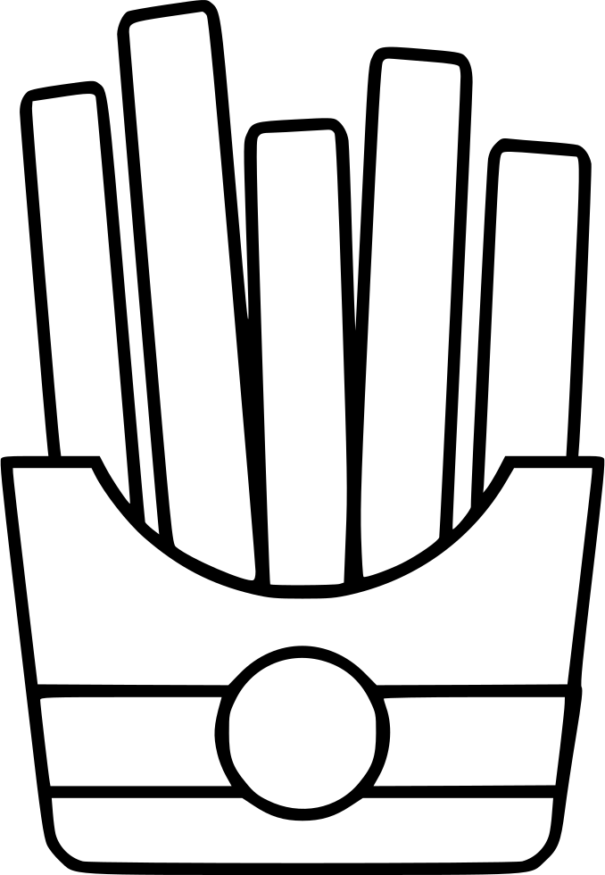 French Fries Comments Clipart (678x980), Png Download