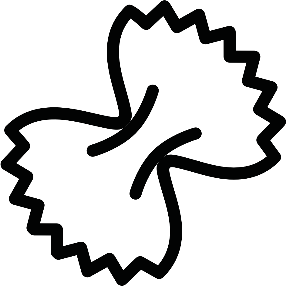 Food Pasta Farfale Food Pasta Farfale Food Pasta Farfale - Durian Clip Art White - Png Download (960x960), Png Download