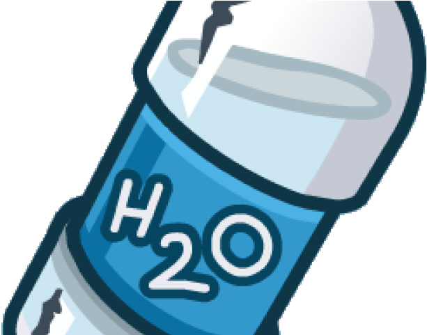 Water Bottle Clipart H20 - Water - Png Download (640x480), Png Download