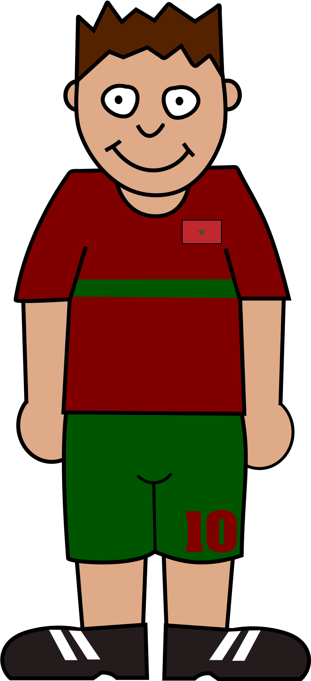 Big Image - World Cup Soccer Player Clipart Png Transparent Png (1090x2400), Png Download