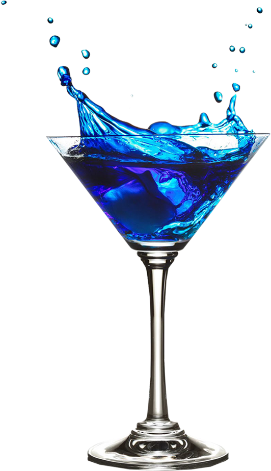 蓝色鸡尾酒 - Blue Kamikaze Kamikaze Cocktail Png Clipart (1000x1000), Png Download