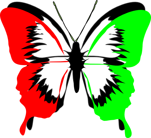 Butterfly Clipart Black And White - Png Download (600x549), Png Download