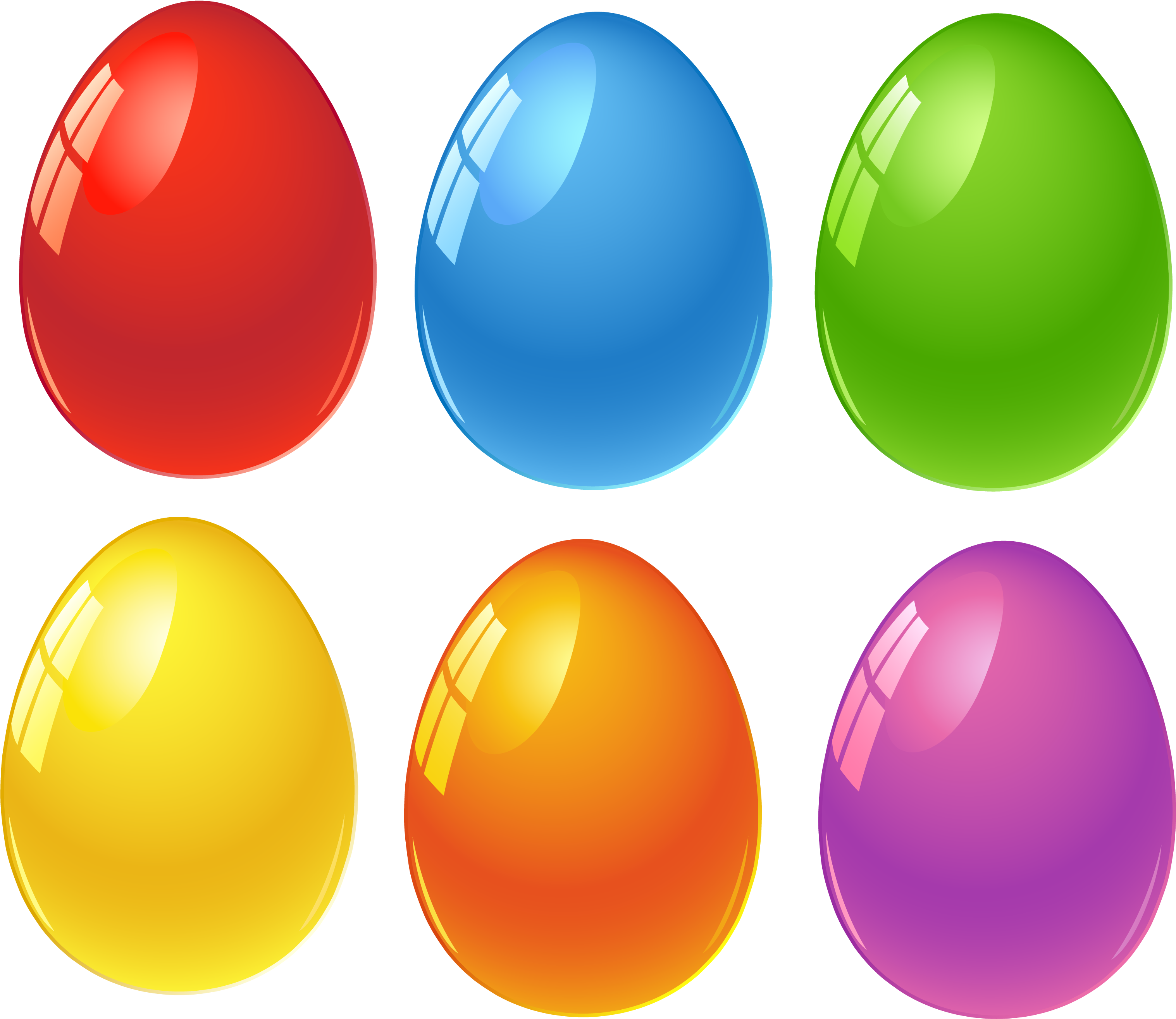Appealing Easter Eggs Pics Holidays Inventiveness Goldstar - Easter Egg Clipart (3162x2707), Png Download