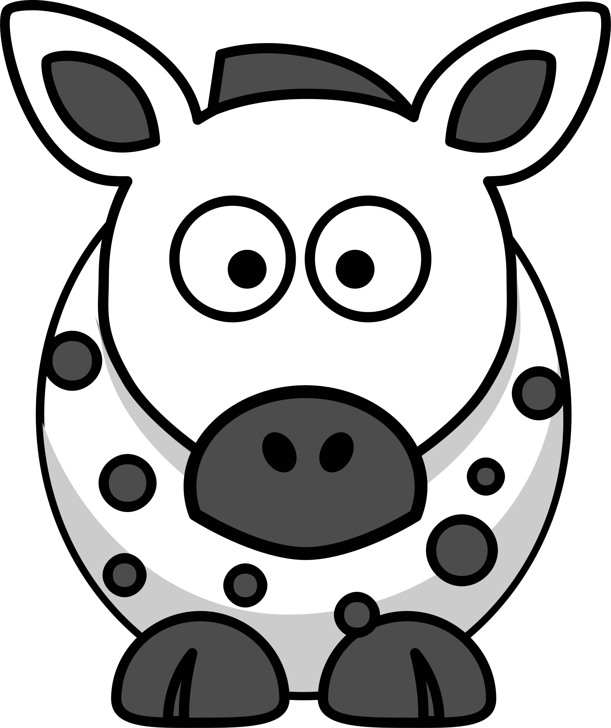 Cocktail Drawing Animated - Clip Art Red Cow - Png Download (2010x2393), Png Download