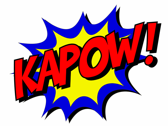 Children's Entertainment Quizzes - Pow Cartoon Clipart (640x480), Png Download
