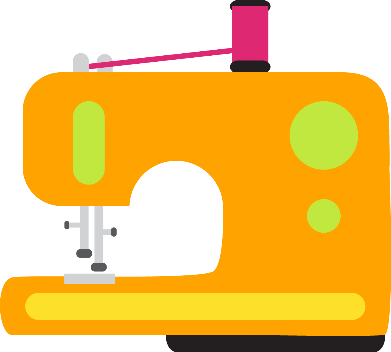 Sewing Art, Free Sewing, Sewing Rooms, Sewing Crafts, - Maquina De Costura Minus Png Clipart (1365x1227), Png Download