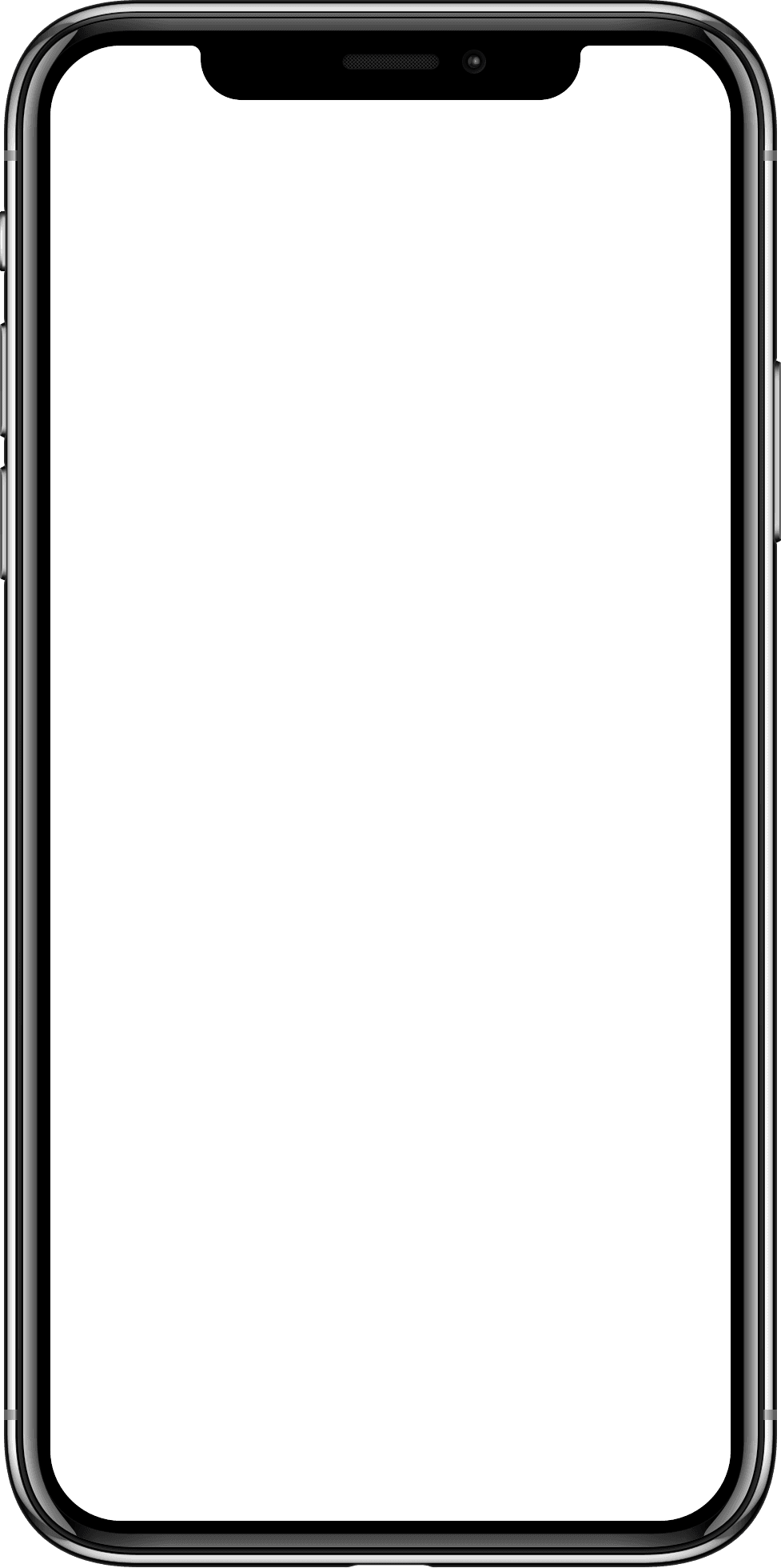 Download Blank Iphone Png Svg Iphone X Vector Clipart 342423 Pinclipart