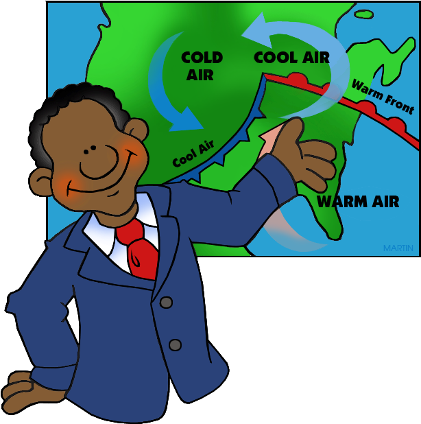 Weather Fronts Clipart - Png Download (661x641), Png Download