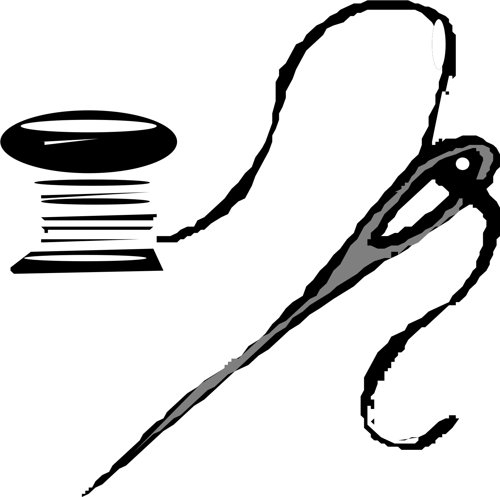 Sewing Needle Png Picture - Transparent Background Sewing Needle Clipart (665x720), Png Download