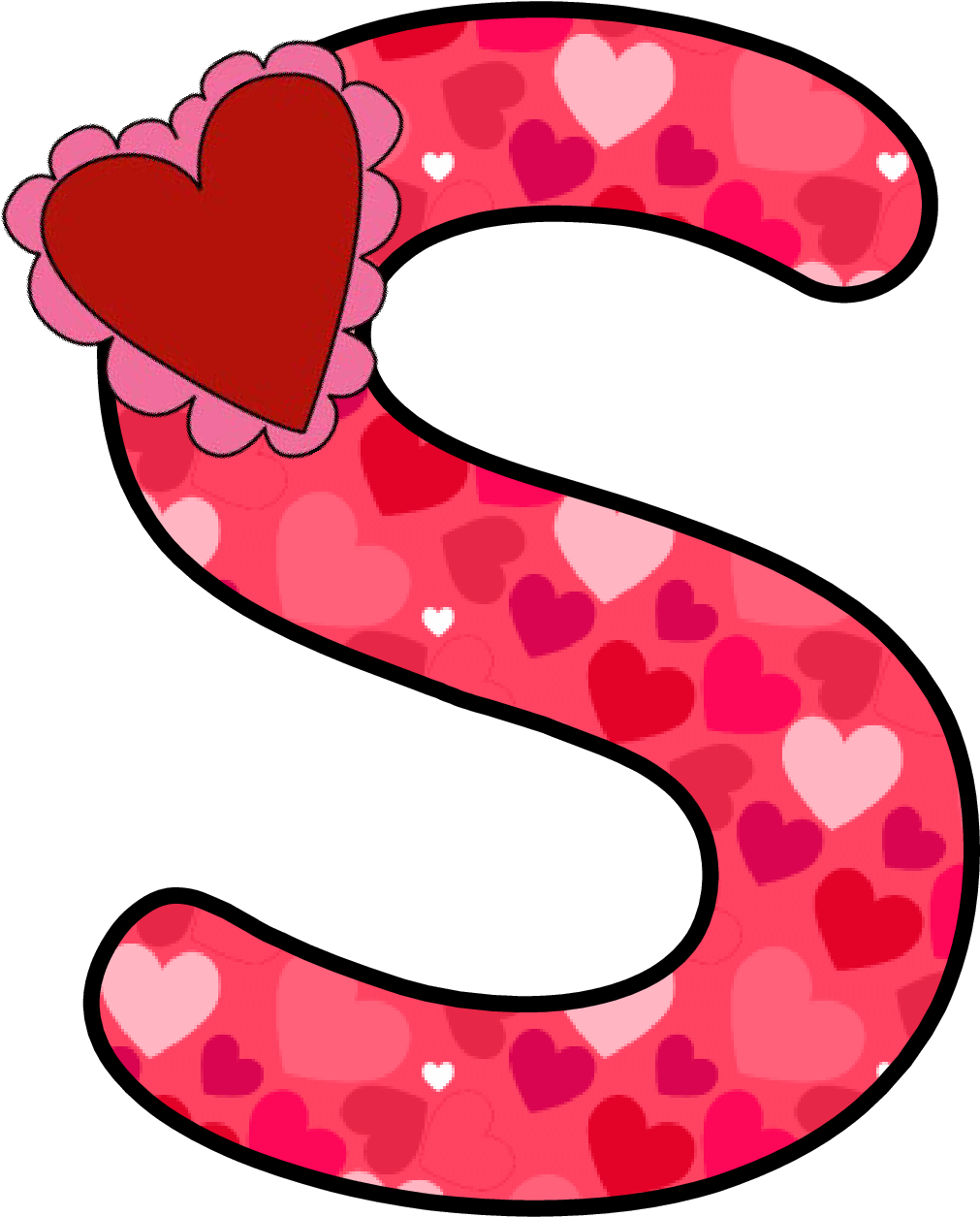 Ch B *✿* Alfabeto Corazon De Kid Sparkz - Alphabet Clipart (1089x1340), Png Download