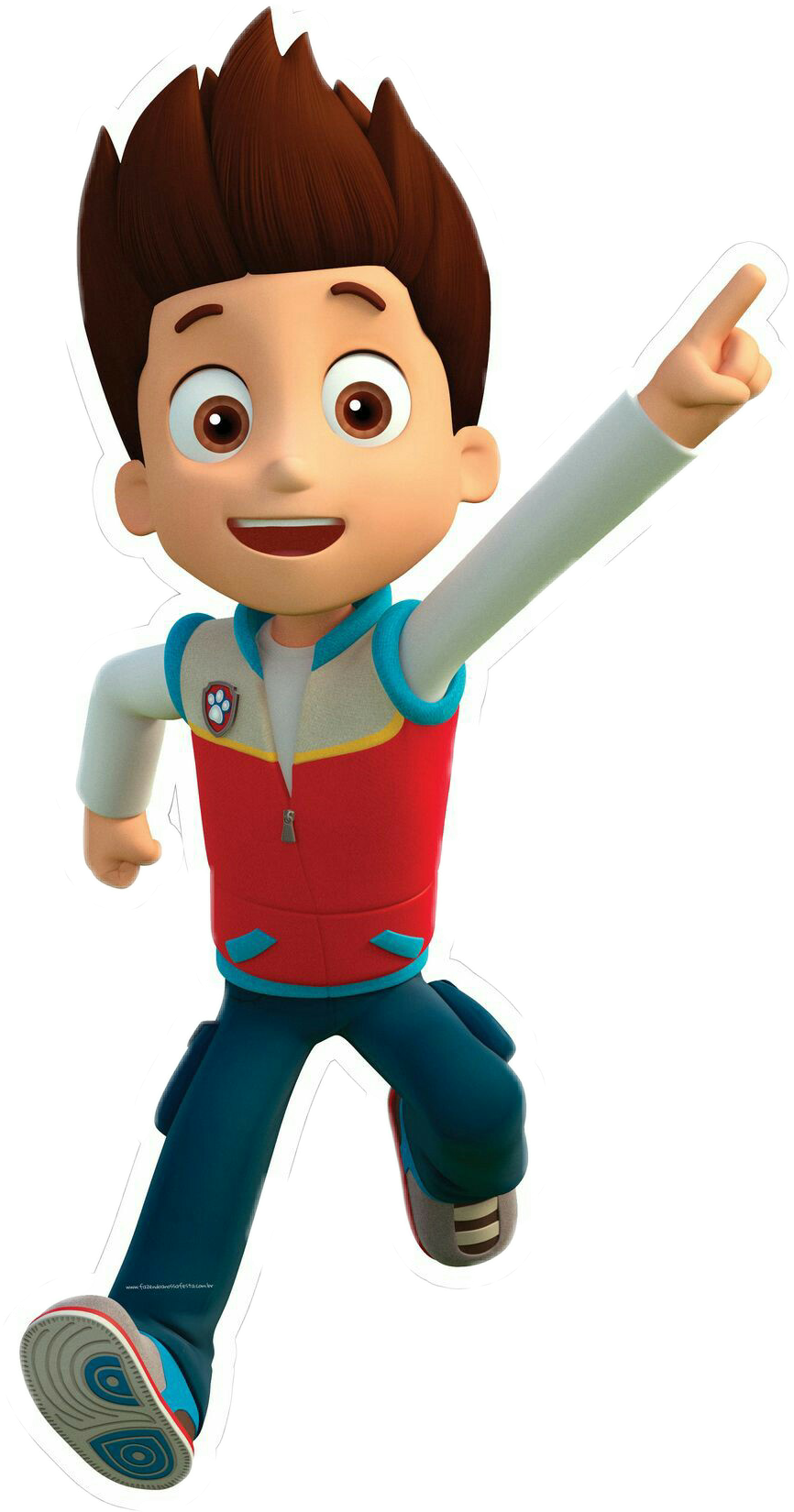 Pawpatrol Sticker - Patrulha Canina Totem Clipart (866x1650), Png Download