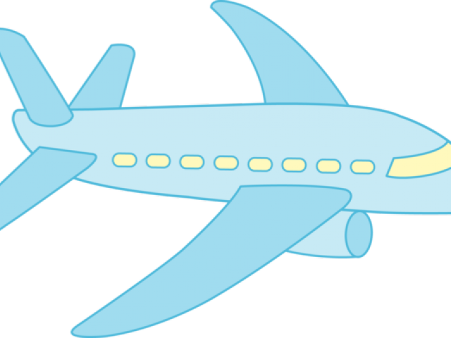 Cute Clipart Airplane - Clip Art - Png Download (640x480), Png Download
