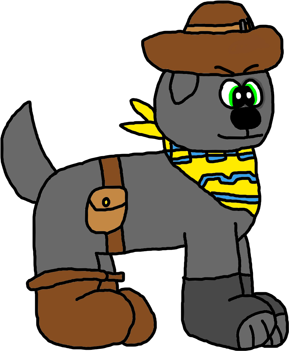 Western Ranger Smoky - Portable Network Graphics Clipart (1063x1250), Png Download