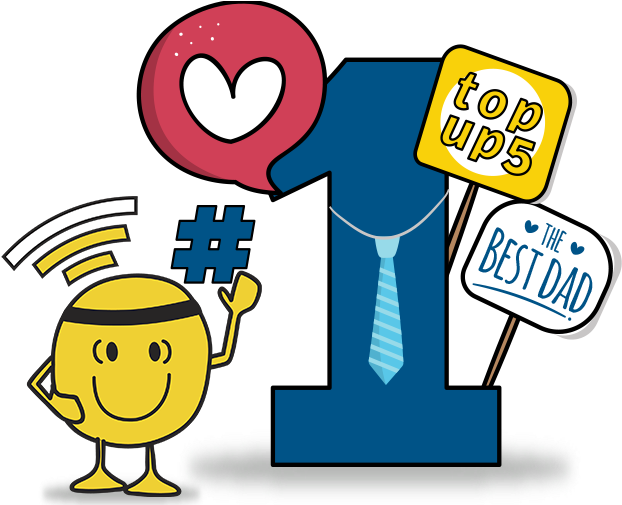 Top 5 Father's Day Internet Ideas - Cartoon Clipart (648x504), Png Download