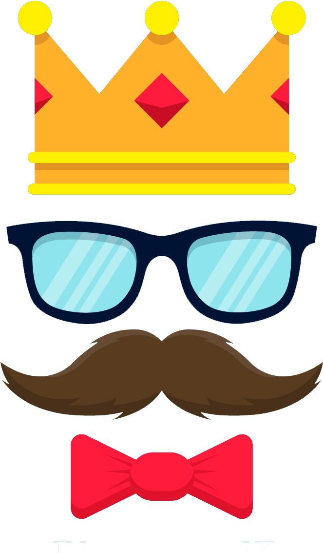 Fathers Day Png Transparent - My Dad Is My King Clipart (663x1133), Png Download