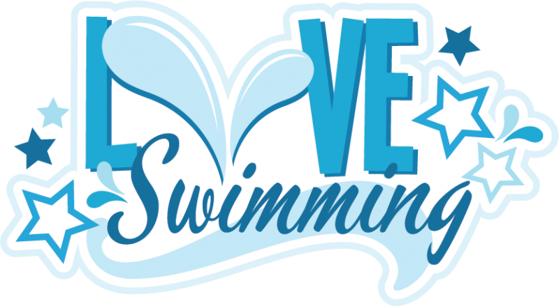 Love Svg Scrapbook Title Files Swim Team - Swim Team Clipart - Png Download (800x439), Png Download