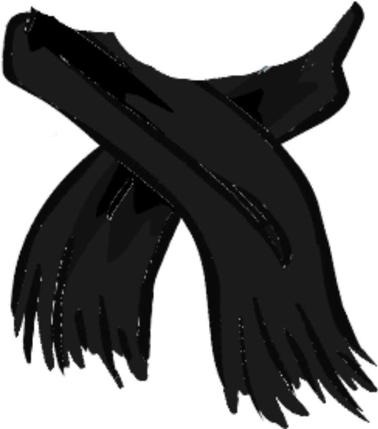 Heather Black Scarf Png Image Heather Black, Clip Art, - Portable Network Graphics Transparent Png (753x854), Png Download