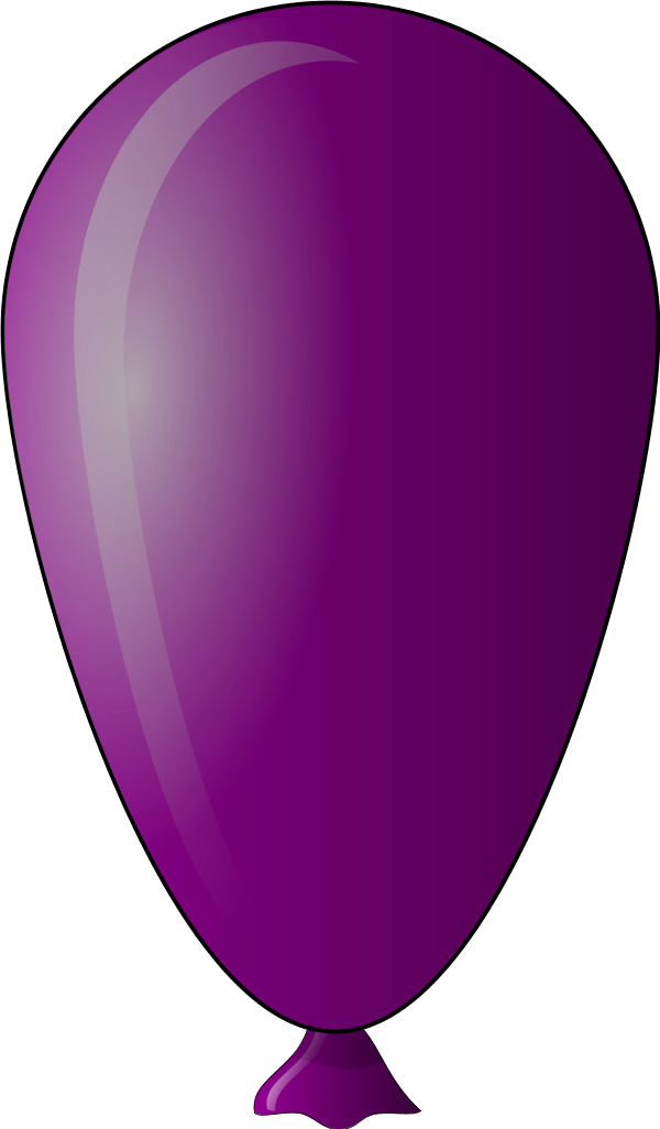 Vector Clip Art - Balloon - Png Download (600x1026), Png Download