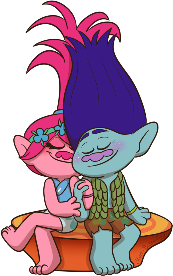 I Love This Broppy True Colors Trolls Birthday - Trolls Cartoon Clipart (603x937), Png Download